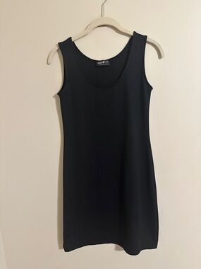 Minimal Black Tank Dress